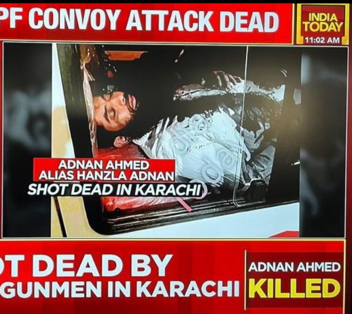 NewsAlgebraIND's tweet photo. BIG BREAKING NEWS - Mastermind of Pulwama terrorist attack Hamza Adnan shot dead by UNKNOWN MEN in Pakistan’s Karachi 🔥🔥
UNKNOWN GUNMEN are working overtime in Pakistan and have started catching big fish now ⚡ All Pakistan terrorists in fear. ISI in coma. UNKNOWN MEN have created HAVOC in Pakistan 🔥