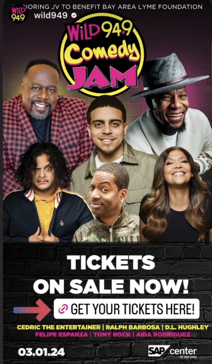 @Wild949 Comedy Jam tickets on sale wild949.com/comedyjam Keeping the Spirit of our friend @JV and THE DOG HOUSE alive. All members of The Dog House will be there for an emotional night filled with laughs & tears.  You NEED to be there! #doghouseforever #comedyjam #wild949