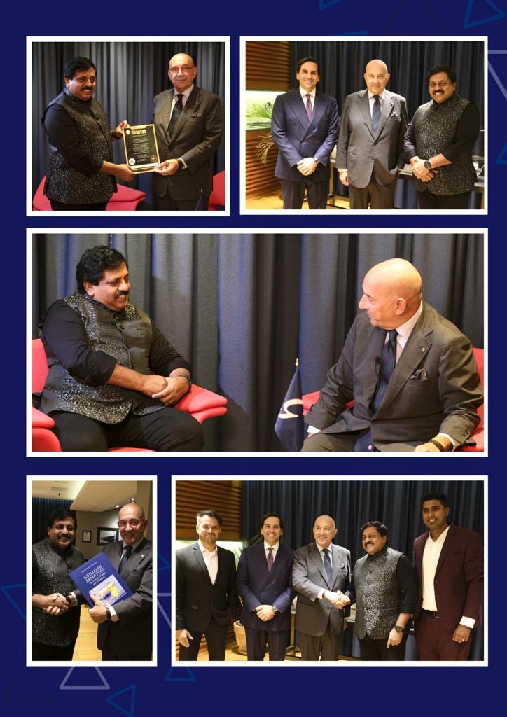 sohanroy's tweet photo. Excited to share my recent talk with Mr. Emanuele Grimaldi, Chairman of International Chamber of Shipping and MD of Grimaldi Group. From Italian military education to future-proofing his shipping empire, his journey is truly inspiring.  #Leadership #MaritimeExcellence #maritime https://t.co/UpLvF3KGCN