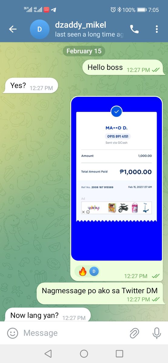 AnTiCyNicAL1's tweet photo. @kuyadaksjaks 1st time, tapos kanina lang blinock na sa telegram... https://t.co/VURwMIKAuM