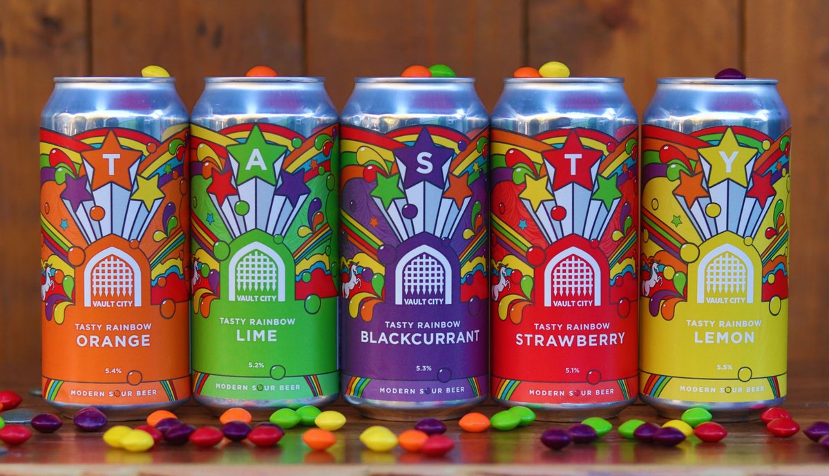 🌈 A CAN OF NOSTALGIA 🌈

Can you taste the rainbow yet? Vault City have brewed their 'Rainbow Range', a series of sours based on a sweet shop classic sweet. All available at the stall now!

#vaultcity #sirtobysbeers #sirtobys #craftbeer #craftbeeruk #norwichmarket #norwich