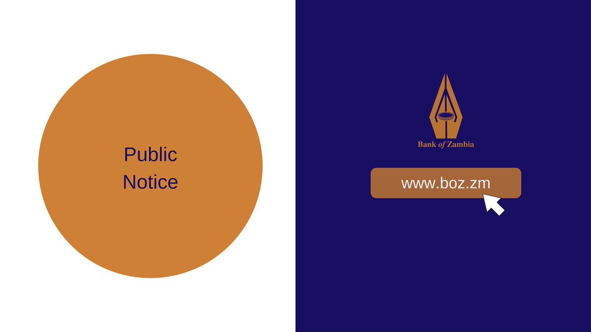 BankofZambia's tweet photo. Public Notice: The Bank of Zambia wishes to inform the General Public and investors in Government securities that effective January 2024, Government bonds will be issued at par in the primary market for all new issuances. 
Full Notice: https://t.co/vmJBdapou6 #BoZ https://t.co/uh9S4M0vNj