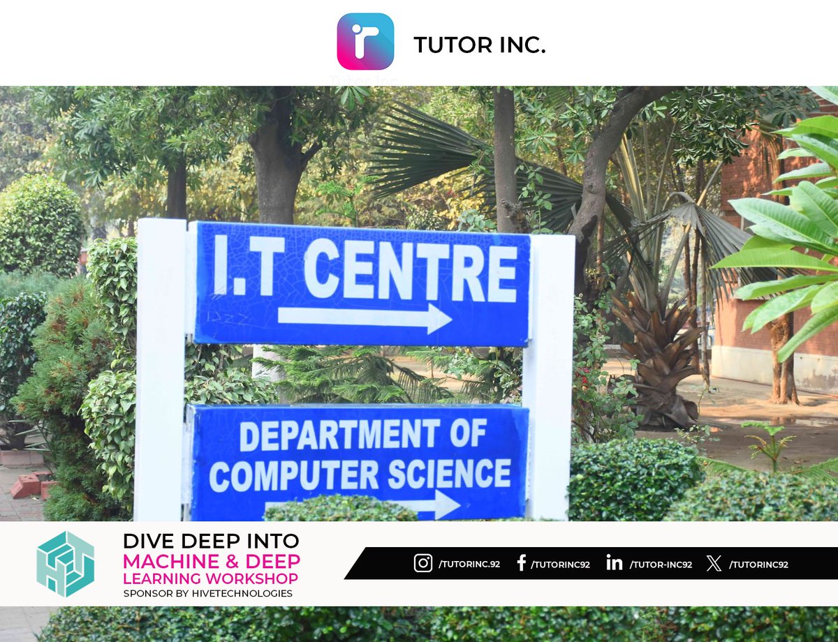 TutorInc92's tweet image. The 1st work shop of the, Tutor Inc Advanced Studies and Research at NTU Faisalabd took place in the IT LAB on Monday, December 04, 2023.CEO Tutor Inc, Mr. Farhan Badr, guest speaker over the work shop. 

#workshops2023 #machinelearningart #divedeep #tutorinc.92