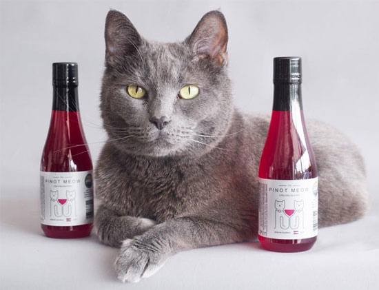 В Японии есть вино для кошек.