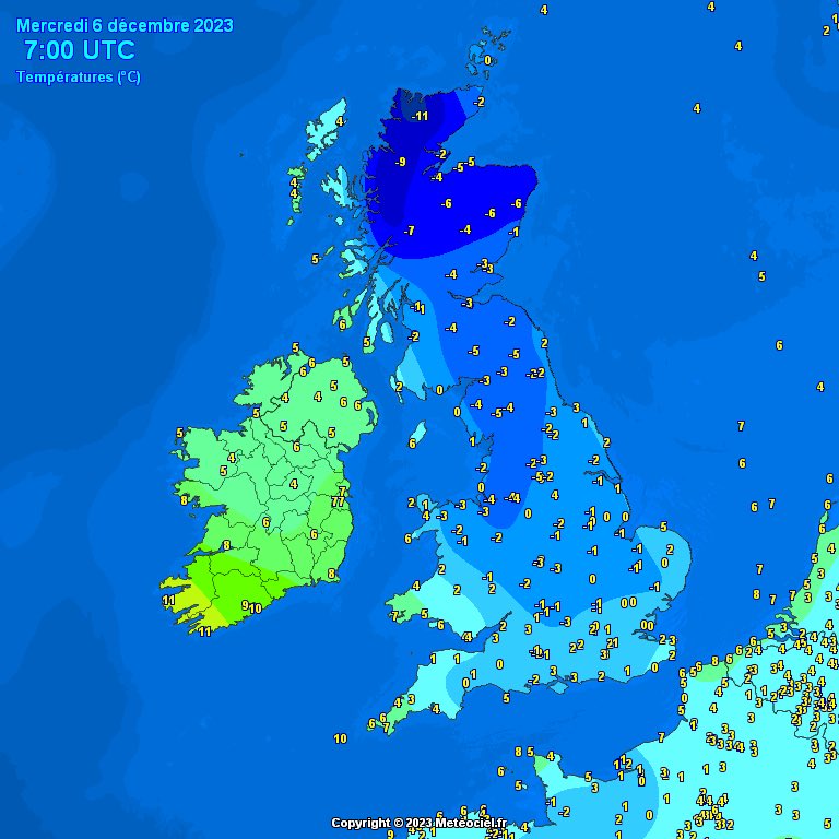 Chilly start for some this Wednesday morning. Here’s the latest temps