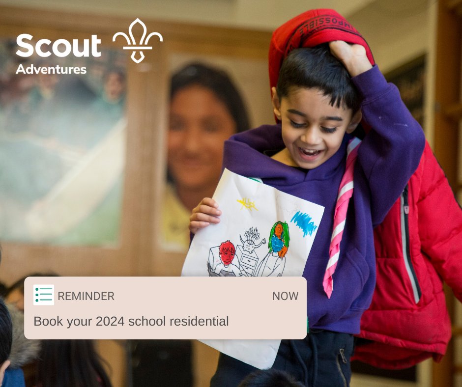 Peak school residential dates are nearly full across our centres. Don't forget to book your 2024 visit to us before it's too late! Get in touch with us today on 020 8181 3151 or info@scoutadventures.org.uk.