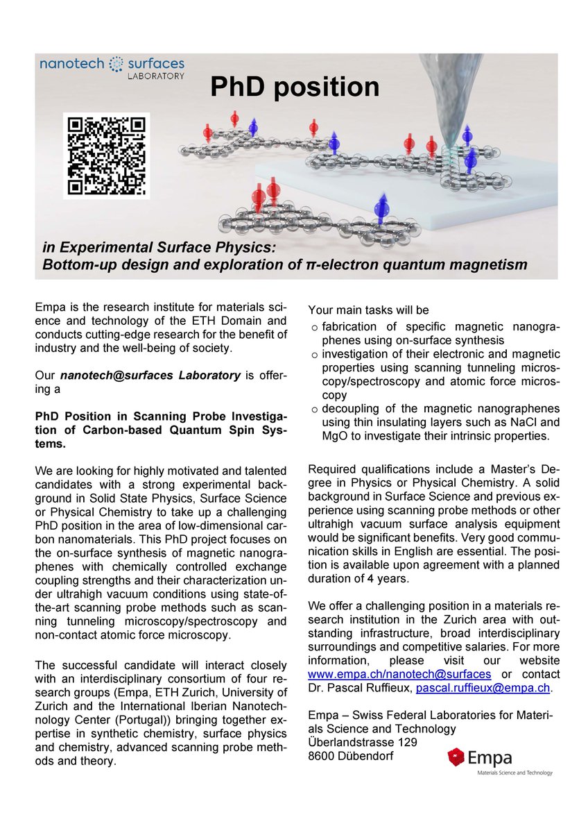 Come and join us? We have a PhD vacancy in the group. Please share!
apply.refline.ch/673276/1852/pu…