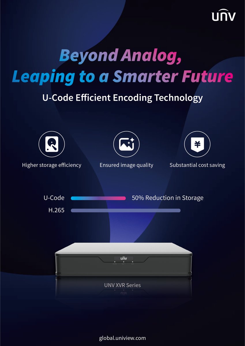 UniviewTech's tweet photo. Uniview offers a diverse range of XVR models tailored to meet the requirements of different scenarios, whether it's for project-based needs or home use: https://t.co/B9YqGSKqTx
#XVR #Uniview #Analog #SmartFunctions https://t.co/oX3siZKdRm