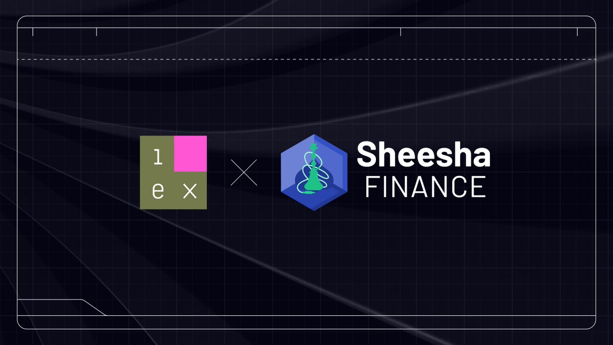 ⚡️ The <a href="/1ex_com/">1ex Trading Board</a> team is excited to reveal a partnership with <a href="/SheeshaFinance_/">Sheesha Finance | The Future of Web3</a> 

Sheesha Finance runs a tokenized venture capital fund, while 1ex builds the first trading board in crypto. Both parties target a similar audience and can expand their reach with the help of each other