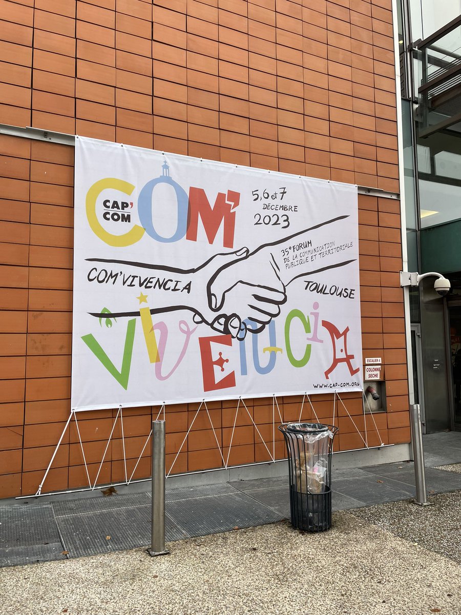debofort's tweet image. 🚀 Ouverture du 35e Forum @cap_com à #Toulouse ! #CapCom23

💻⚡️#Communication locale, retours d’expérience, nouvelles méthodes : ravie de participer pour la 1ère fois à ce forum de la communication politique et institutionnelle !