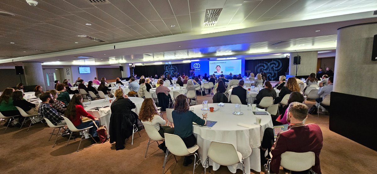 And we're off, great to the vibrant science communication community come together again here at the Aviva!