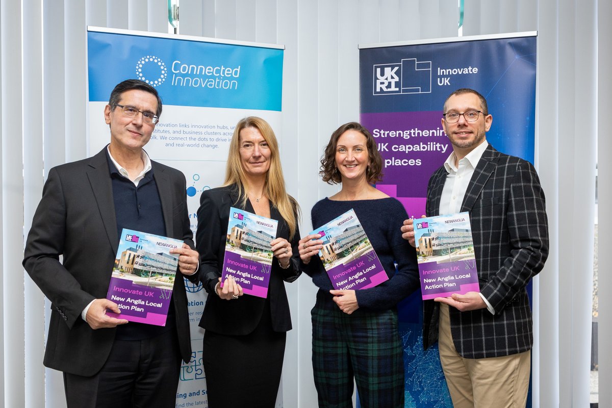 A new action plan has been created by @innovateuk, the national innovation agency, and New Anglia Local LEP to give innovators and entrepreneurs in Norfolk and Suffolk improved access to expertise, tools and support to help them grow. newanglia.co.uk/new-anglia-loc…