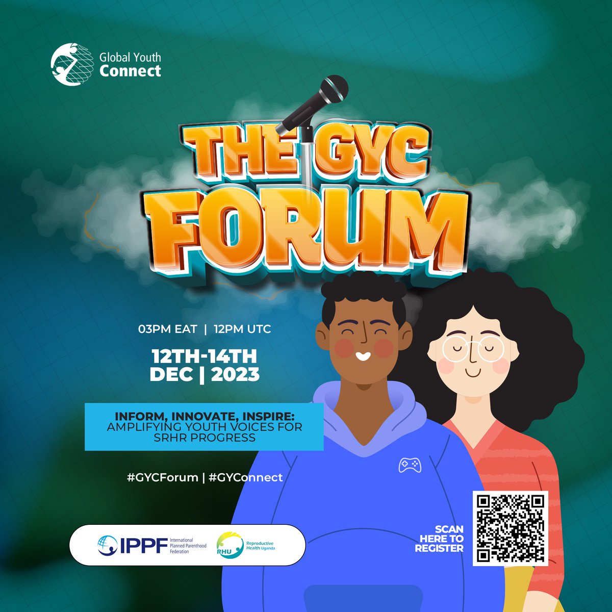 Hello🌎! Exciting News🎊 The GYC Forum is here🎉 Don't miss this incredible opportunity to be part of the global conversation on SRHR! Added bonus:🎓 Full participation equals a CERTIFICATE of participation ! 🏆 Register here➡️rb.gy/9crqsg #GYCForum #GYConnect