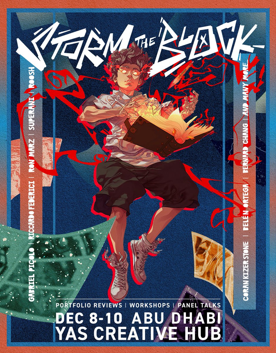 Only a few days until <a href="/sandstormcomics/">Sandstorm Comics</a> epic <a href="/stormtheblock/">StormTheBlock</a> event at Yas Creative Hub! 🌟 Join us Dec 8-10 for a FREE 3-day celebration of comics, cosplay, and the art community. Don't miss out and register now! 🌟
stormtheblock.com