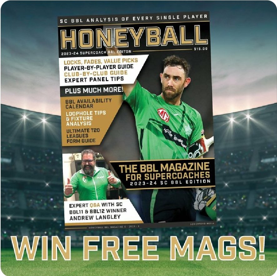 Good work <a href="/HoneyballBBL/">Honeyball BBL 🏏</a> some great advice for the <a href="/SuperCoachBBL/">SuperCoach BBL</a> season  #supercoachbbl