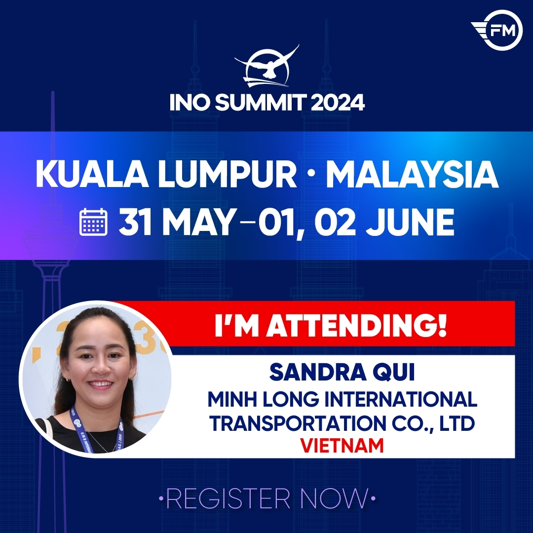 freightmidpoint's tweet photo. Delighted to announce the attendance of Sandra Qui from MINH LONG INTERNATIONAL TRANSPORTATION CO., LTD, Vietnam at the INO Summit 2024! For additional details >> https://t.co/KTWkY713zC

#freightforwarding #logistics #networking #inosummit #inosummit2024 https://t.co/pWeY4Pb6yq