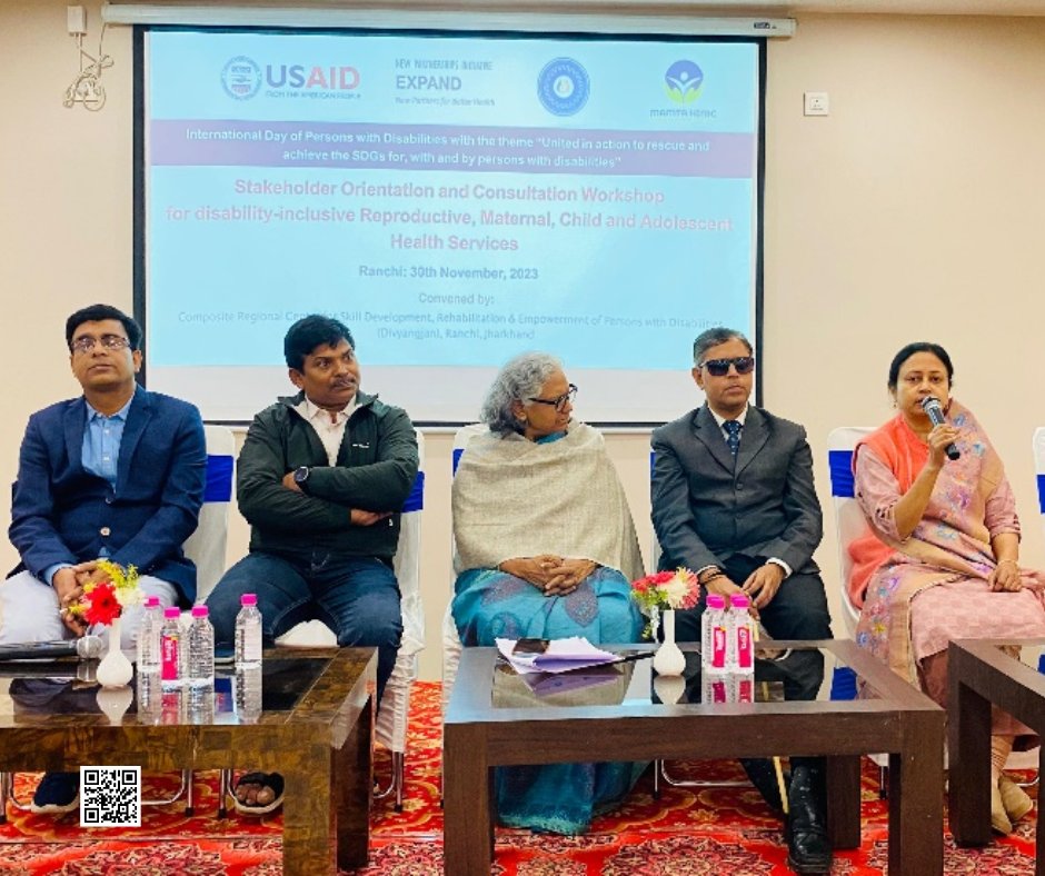 MamtaHIMC's tweet photo. Stakeholder Consultation for Disability inclusive RMNCH+A with a focus on the participation of young people and women with disabilities, Ranchi co-hosted by MAMTA HIMC & Composite Regional Centre, Ranchi, Jharkhand.
#IDPWD #DisabilityRights #InclusiveImpact #InspiringChange https://t.co/9c2MZMQ9BU