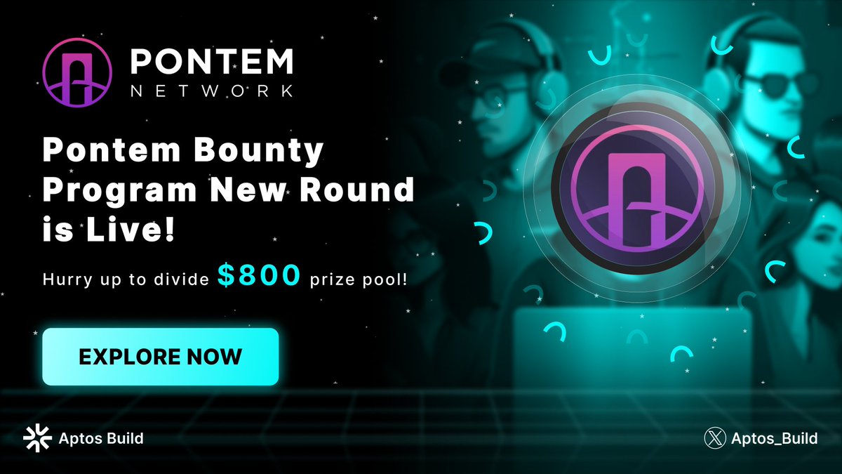 Aptos_Holic's tweet photo. 🎇A fresh round of the @PontemNetwork  Bounty Program is live until Dec 18 🚀

Winners selected, leaderboard reset, and new campaigns launched 🔥

Whether you're a seasoned member or new, you have an equal shot at prizes in the next 2 weeks ✊

👊Join now: https://t.co/GinApGQnB5 https://t.co/pRgCFrPs2t