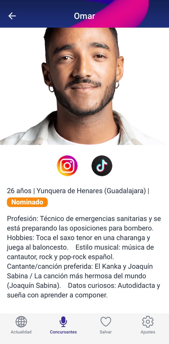 jaraannaa's tweet photo. Empezamos el día bien 
🧵Hilo de votos para salvar a Omar #OTDirecto6D https://t.co/0i2O9TkSLS