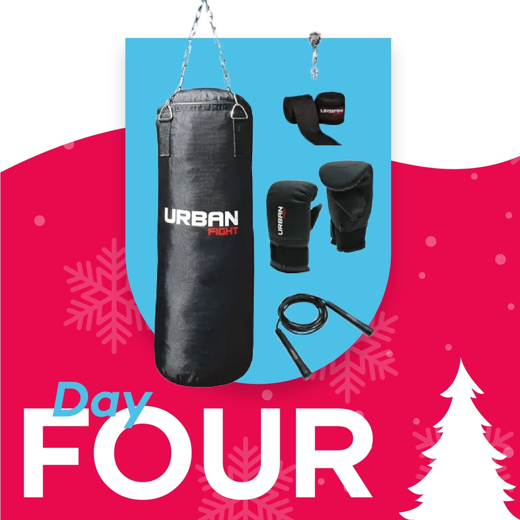 Win with our 12 Prizes of Christmas! 

Today's prize is the Urban Fitness Punch Bag Set, worth £71.99.

1. Follow <a href="/DaviesSportsUK/">Davies Sports</a>
2. Like this post
3. Tag in at least one friend
4. Extra entry if you Repost

Entries close on Sunday 10th December at 23:59. 
#giveaway #enterNow