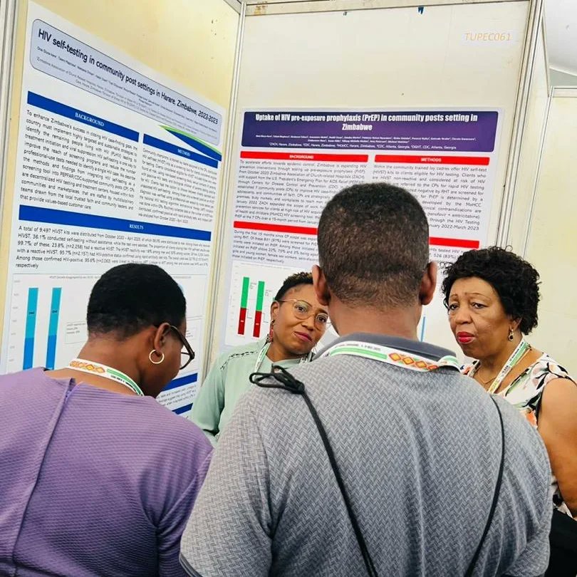 assoczach's tweet image. ZACH is excited to share our latest research on HIV PrEP and self-test kits at #ICASA2023! Join us as we discuss innovative strategies to empower individuals to take charge of their health.  
@frontlineaids @USEmbZim @CDC_HIV @UNAIDS @icasa2023 @zccinzim
#HIVPrevention #SelfTest