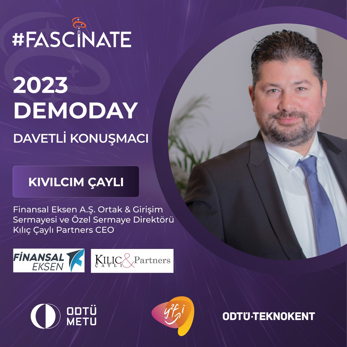 Büyük an yaklaşıyor! Yeni Fikirler Yeni İşler Demo Day'de, iş dünyasının öncü isimlerinden Finansal Eksen AŞ. Ortaklarından, Girişim Sermayesi ve Özel Sermaye Direktörü, Kılıç Çaylı Partners CEO’su Kıvılcım Çaylı, bizimle olacak! 

#YFYİ2023 #YFYİ #y2fi #Fascinate #Etkile