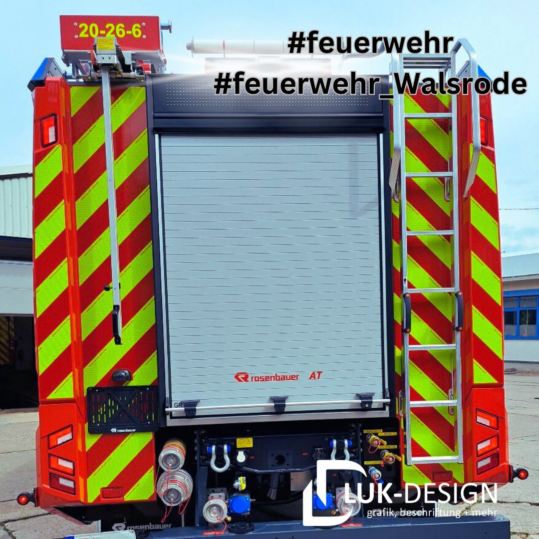 lucktronxtc's tweet photo. Die Kameraden von der @FFWalsrode , genau genommen die @ffh_honerdingen , konnten sich ebenfalls über ihr neues Gefährt freuen und das neue #Einsatzfahrzeug dürfte schon im #Einsatz sein...
#lukdesign #lukdesignde #luckenwalde #rosenbauer #rosenbauergroup https://t.co/z7XuDVhMsJ