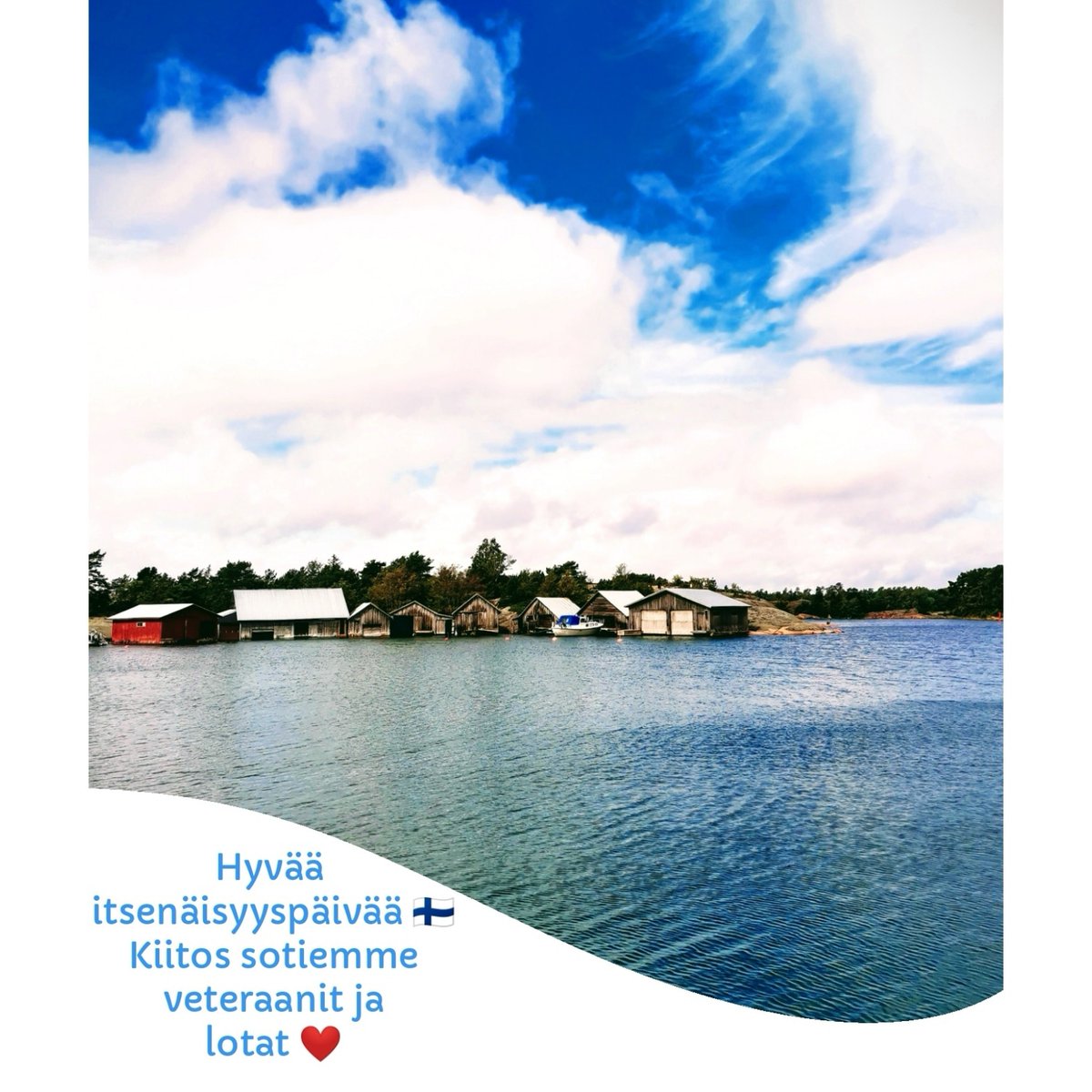 Hyvää itsenäisyyspäivää 🇫🇮💙