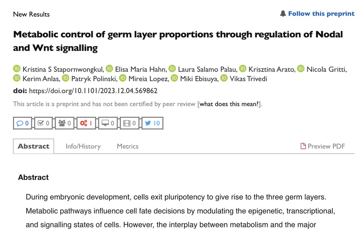 Trivedi Lab (@labtrivedi) on Twitter photo Our new preprint by <a href="/KStapornwongkul/">Kristina Stapornwongkul</a> <a href="/embl/">EMBL</a> <a href="/the_prbb/">Biomedicina BCN</a> addresses the role of glycolytic activity in activating signalling pathways to control germ layer proportions.
tinyurl.com/576pzzy2
Highly relevant +timely is this work by <a href="/jvveenvliet/">jesse veenvliet @jesseveenvliet.bsky.social</a> & co. tinyurl.com/43e6x7su Our new preprint by <a href="/KStapornwongkul/">Kristina Stapornwongkul</a> <a href="/embl/">EMBL</a> <a href="/the_prbb/">Biomedicina BCN</a> addresses the role of glycolytic activity in activating signalling pathways to control germ layer proportions.
tinyurl.com/576pzzy2
Highly relevant +timely is this work by <a href="/jvveenvliet/">jesse veenvliet @jesseveenvliet.bsky.social</a> & co. tinyurl.com/43e6x7su