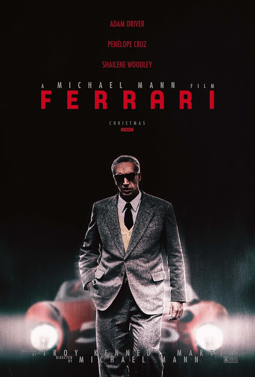 FilmMomatic's tweet photo. #NowWatching FERRARI @MichaelMann #AdamDriver #PatrickDempsey #PenelopeCruz @shailenewoodley @SarahGadon #GabrielLeone #JackOConnell #MicheleSavoia #ErikHaugen #BenCollins #AndreaDolente #GiuseppeBonifati #DanielaPiperno #TommassoBasili #AlfredoBenedettini https://t.co/E5C7PHYPSv