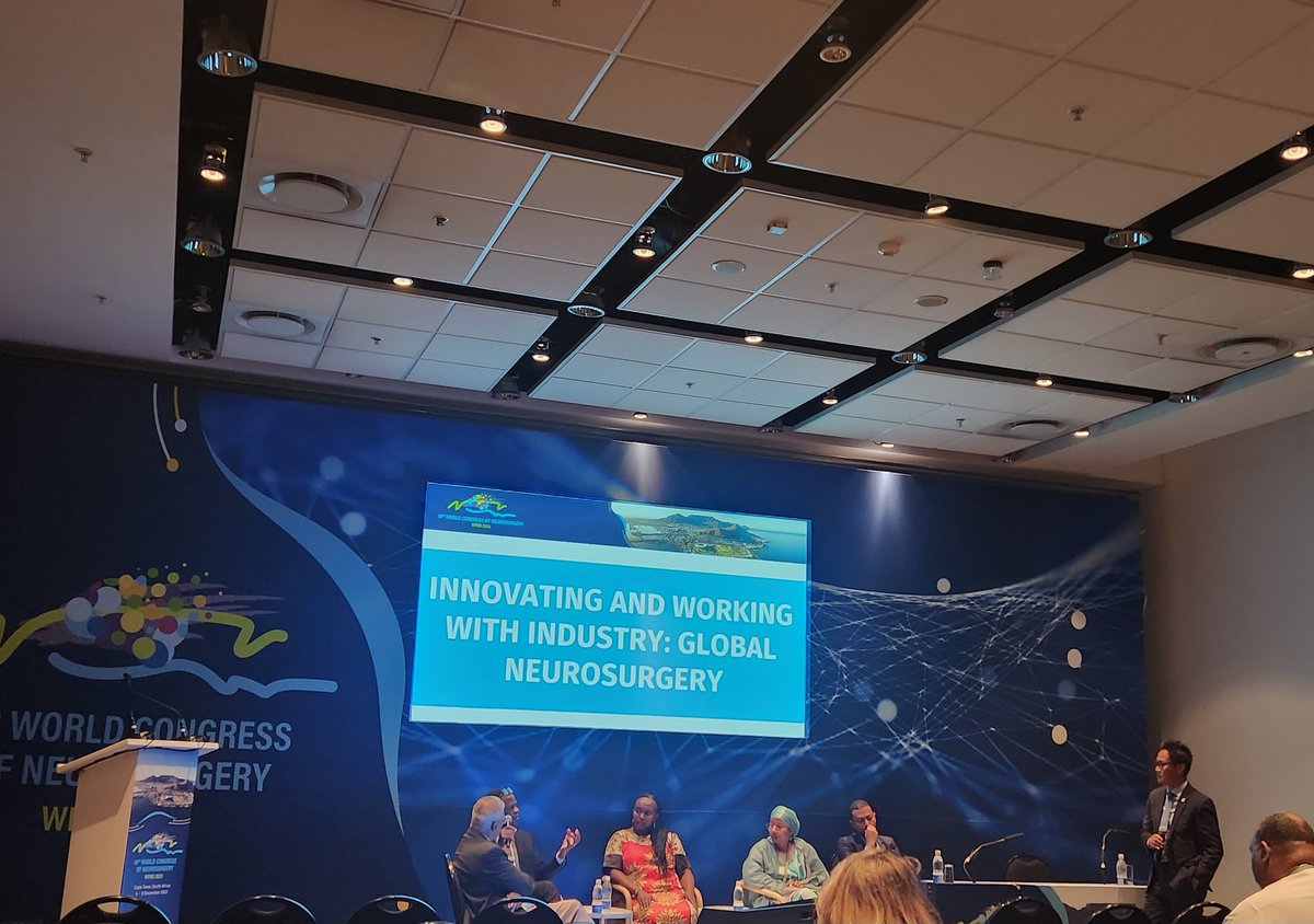 What a unique opportunity to get to sit down as a group at <a href="/WFNS2023/">WFNS 2023</a> and have a discussion about partnering with industry. It can be a win-win-win situation! #GlobalNeurosurgery <a href="/GlobalNeuroSurg/">Global Neurosurgery WFNS</a>