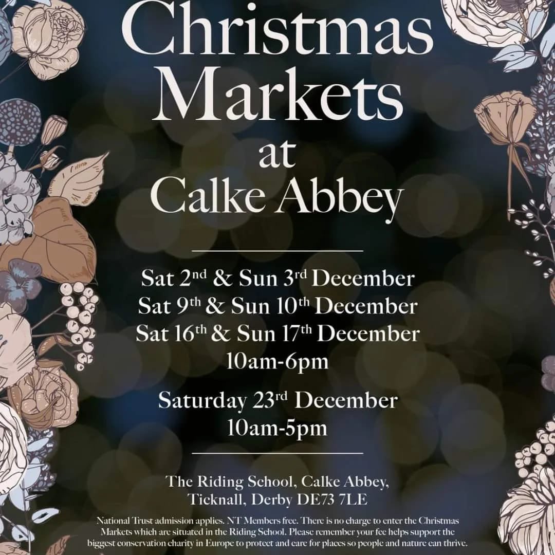 @ShopCurly #ChristmasMarket @NTCalkeAbbey every weekend in December 

Fantastic local traders selling food, drinks and gifts 

facebook.com/CurlyMagpie

 #Derbyshire #nationaltrust #popupmarket  #shoplocal #shopsmallthischristmas #MHHSBD