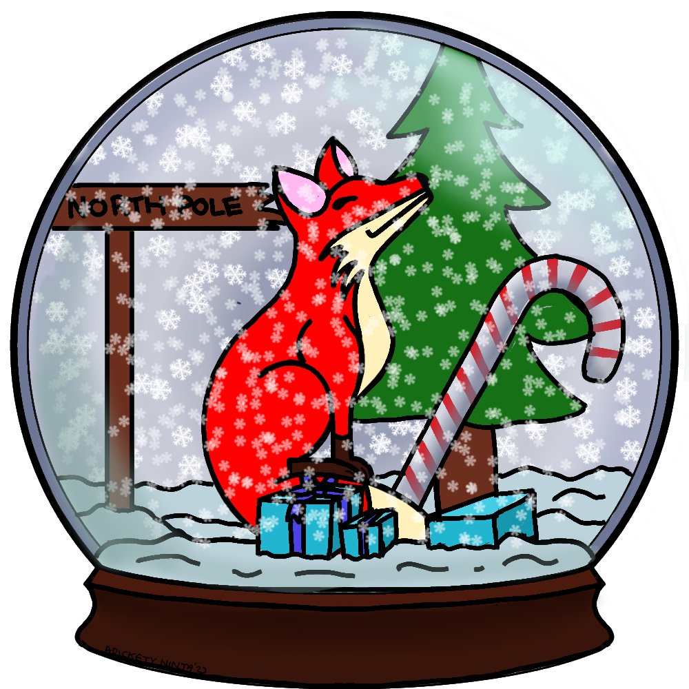Our happy fox loves Christmas, so much so that they built this little snow globe for you to enjoy it with them.
#happyfox #originalcharacter #originalcharacterart #snow #snowglobe #christmas #xmas #seasonalart