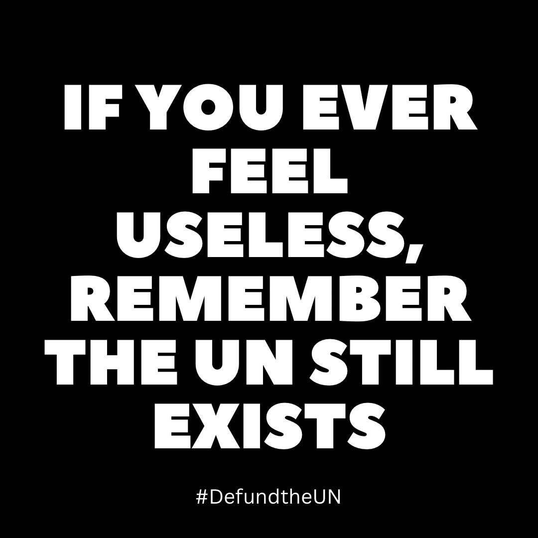Good Morning Everyone!
<a href="/UN_Women/">UN Women</a> 
<a href="/UN/">United Nations</a> 
<a href="/antonioguterres/">António Guterres</a> 

#DefundTheUN
