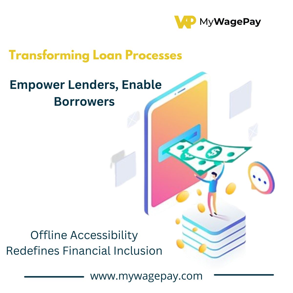 Digital lending transformed finance, yet left some behind. Our mission is to bridge gaps and unlock opportunities for all in the financial landscape.
#financialaccessibility #fintechinnovation #financeforall #Mywagepay
lnkd.in/ePjHSwwb