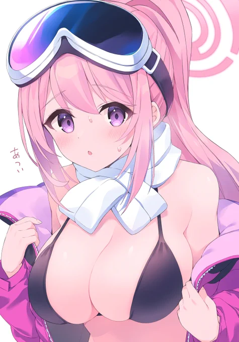 先日描いたラフを仕上げた!水着エイミ#ブルアカ 