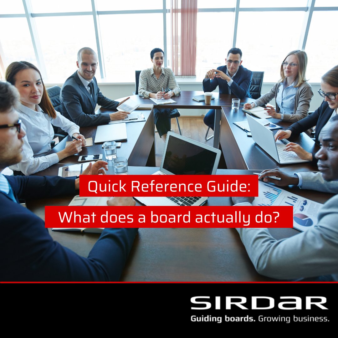 Do you know what a board really does?  

@rogerhitch provides insight into this in our quick reference guide: sirdargroup.com/lm-what-does-a…  

#Sirdar #ThoughtLeadership #BoardResponsibilities #DirectorDuties #ICYMI