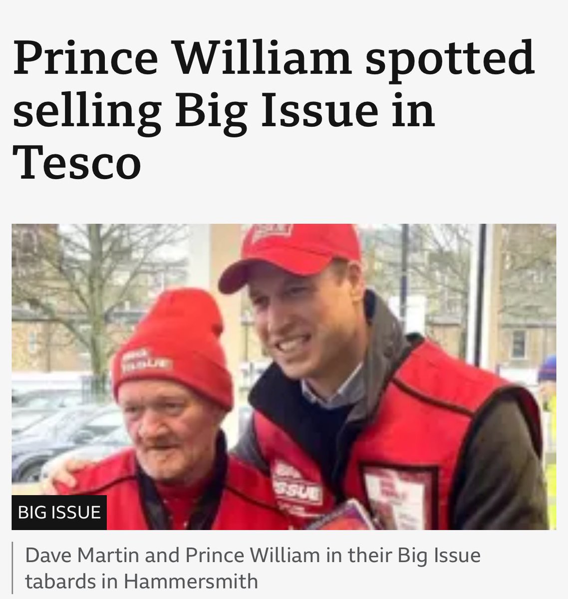 This is NOT news.  It is positive publicity for the Royal Family by the BBC (supposedly impartial news).