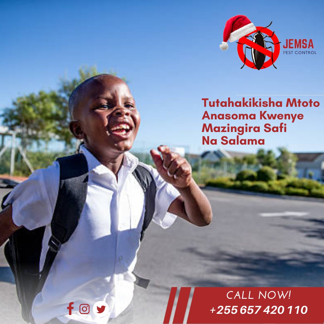 JemsaPest's tweet photo. Mtoto anahitaji kuwekewa mazingira safi, salama na ya kusisimua mazingira hayo ni pamoja na mahali safi pa kusoma.Shule yako inahitaji kufanyiwa usafi? Tupigie simu leo.

#cleaning #cleaningservices #school #schoolcleaning #cleaningservice #daressalaam #tanzania #jemsapestcontrol https://t.co/R5tBVr4A0g