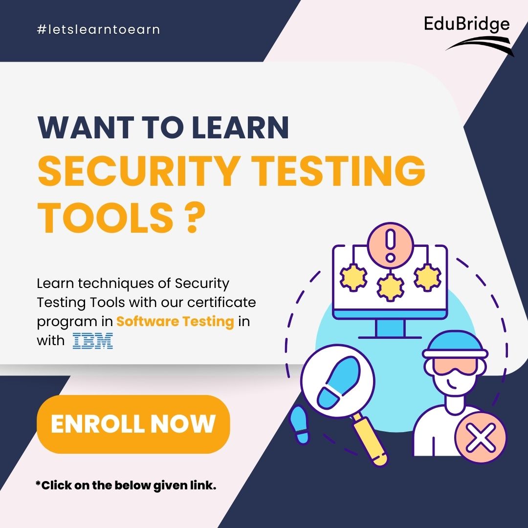 EduBridgelearn's tweet image. Ready to strengthen your defense against cyber threats? 

Join us : bit.ly/49Hkeqt

#SoftwareTesting #TypesOfSoftwareTesting #SoftwareTestingTools #FunctionalTesting #PerformanceTesting #AgileMethodology #TestingTools #AgileModel #AutomatedSoftwareTesting
