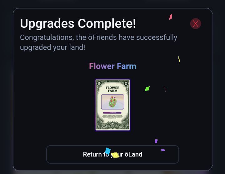 morningmare_lab's tweet photo. Dear #oFams my #oLand Upgrades are Complete!! 😇💯❤️
@overlinenetwork, @OverlineHub
.
#oCash #oLand
#oRouter #oFriends https://t.co/tO0cKjWXPi