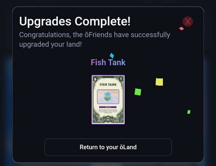 morningmare_lab's tweet photo. Dear #oFams my #oLand Upgrades are Complete!! 😇💯❤️
@overlinenetwork, @OverlineHub
.
#oCash #oLand
#oRouter #oFriends https://t.co/tO0cKjWXPi