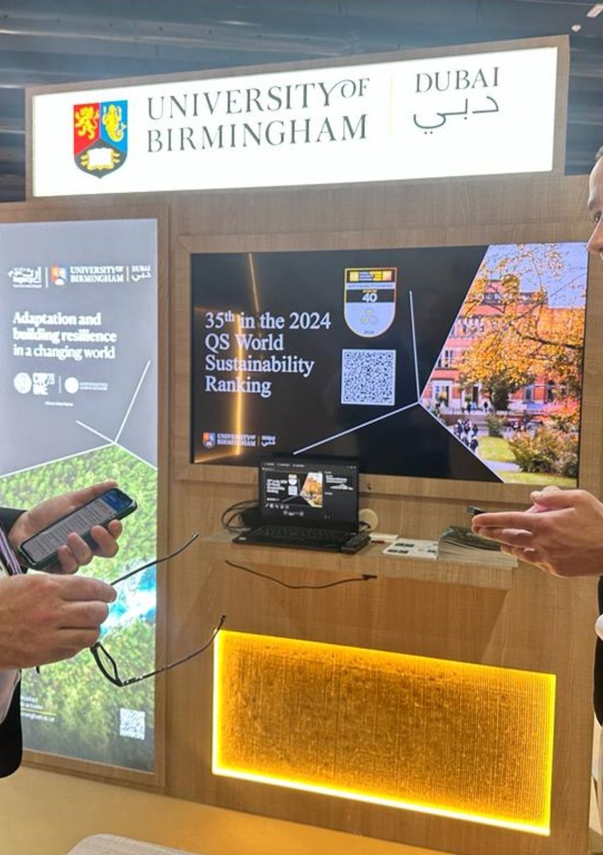 freshwaterflows's tweet photo. Come visit us at Ministry of Education Pavilion @COP28_UAE #GreenZone to discuss #sustainability @worlduniranking @BhamSustain @UNESCOUK @LES_UniBham @bIGIdeas_UoB @birminghamdubai #BISCA #UoBClimateImpact https://t.co/TuzFgE1F24