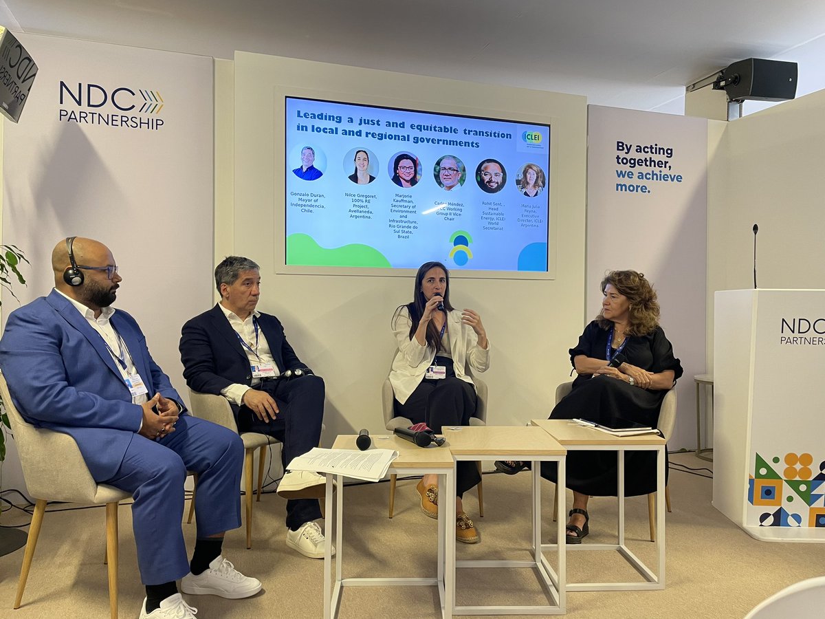 boehme_verena's tweet photo. #COP28  Day 7 of the Climate Conference in Dubai. Today the cities raise their voices and share their contributions to #ClimateAction @ndcpartnership and the achievement of national NDCs. #accionclimatica https://t.co/7hdVlFdtY8