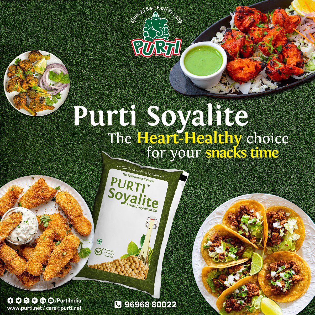 PurtiIndia's tweet photo. Discover 𝐏𝐮𝐫𝐭𝐢 𝐒𝐨𝐲𝐚𝐥𝐢𝐭𝐞 Refined soybean oil that's light, pure and the perfect companion for a healthy lifestyle. 

For Distributorship: https://t.co/xRD0L2NMXe
.
.
.
#Purti #EdibleOil #CookingOil #PurtiSoyalite #SoyabeanOil #PureAndHealthy #refinedsoyabeanoil https://t.co/5r7Hh7HUOr