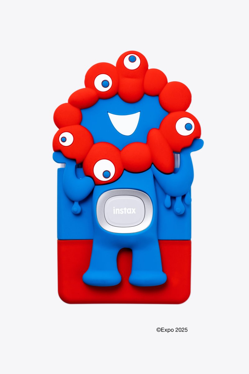 大阪・関西万博公式キャラクター「ミャクミャク」のデザインをあしらっ