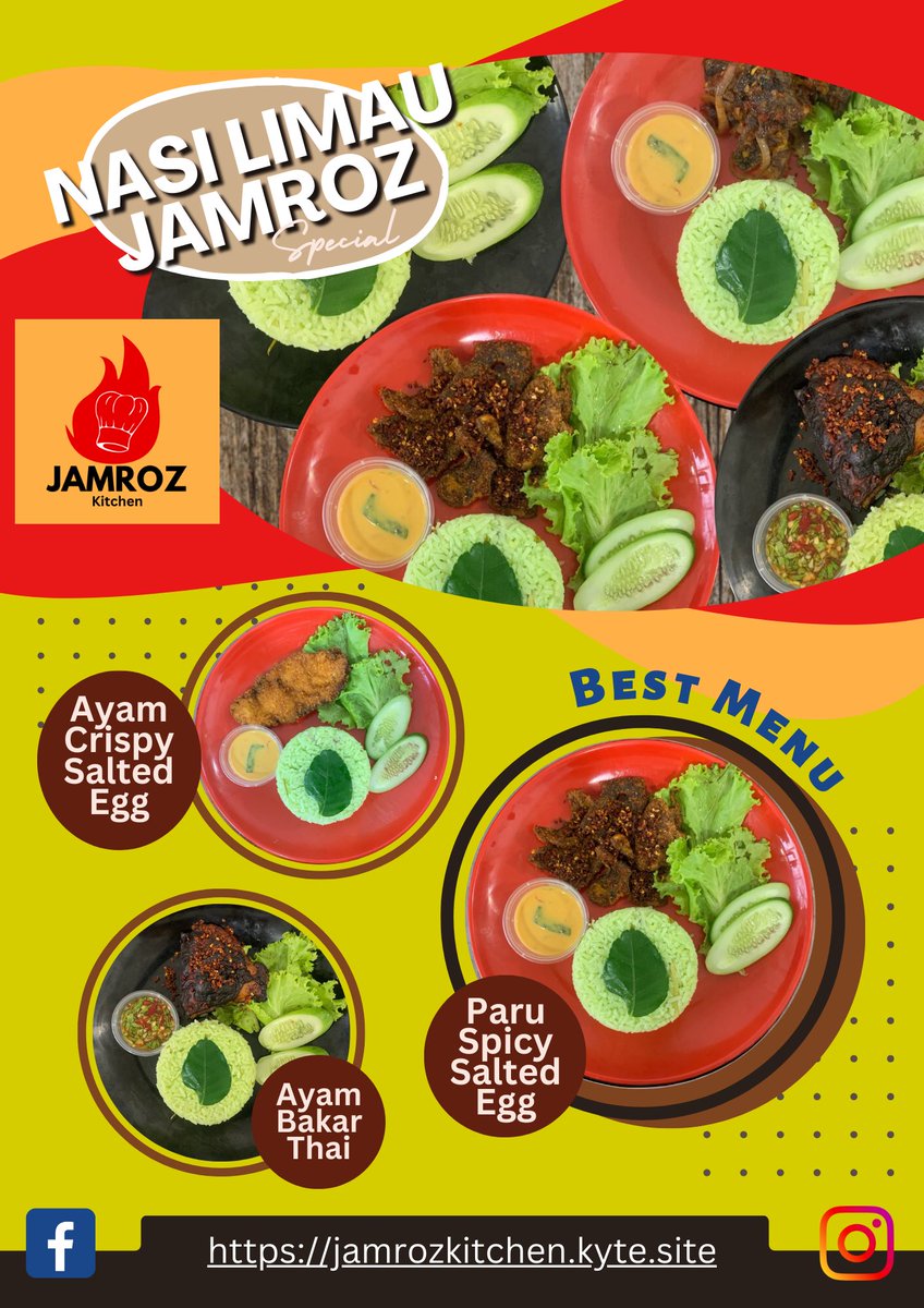 blxckquinn's tweet photo. Belum pernah cuba kan Nasi Limau Jamroz ? Ramai yang dah bagi feedback SEDAP ! 🥰 Nak order ? Tekan link https://t.co/E3AYopcbBE https://t.co/ZQ8sMf4Ixi