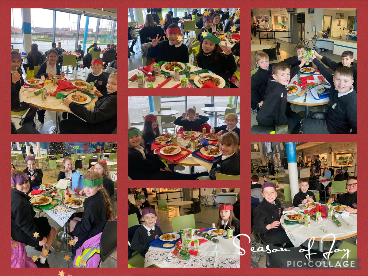 On Monday, year 5 were invited to @DroyAcademy for a Christmas lunch. The children had a lovely time! @MoorsidePA #moorsidePA #moorsidePApersonaldevelopment