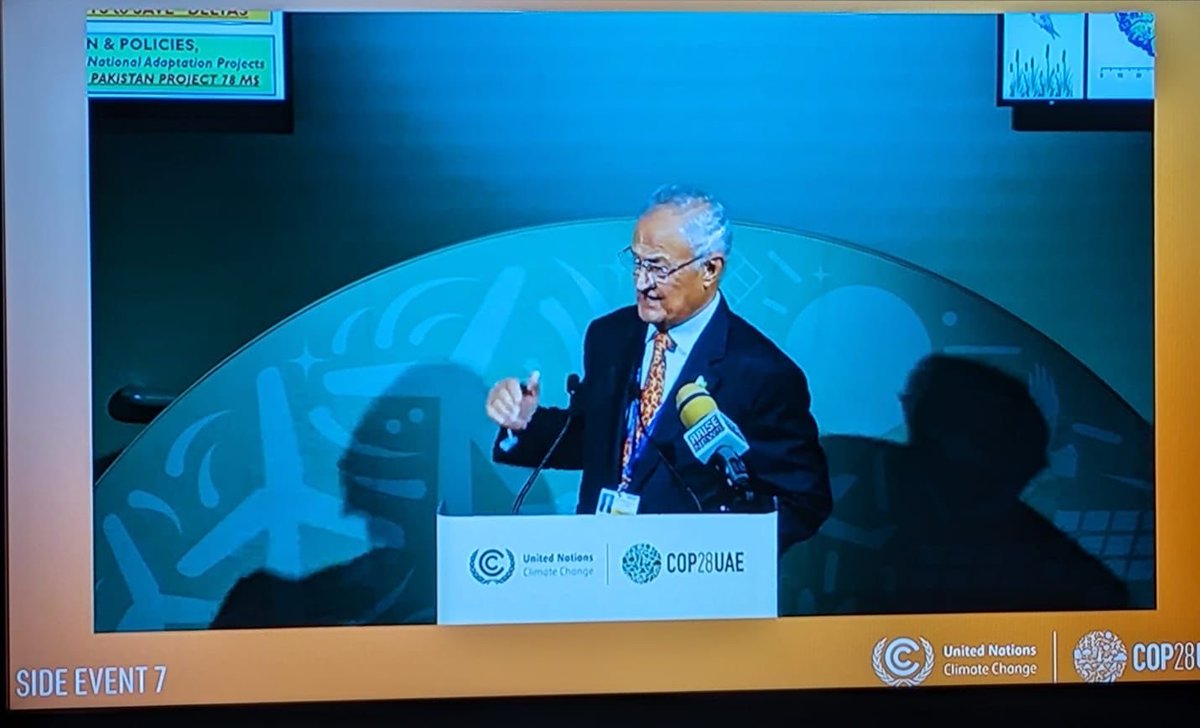 Nisaramemon1's tweet photo. Speaking on Indus River &amp; Delta at Unveiling of the UN Convention for Conserving River Delteas https://t.co/5nKoUjFZyn