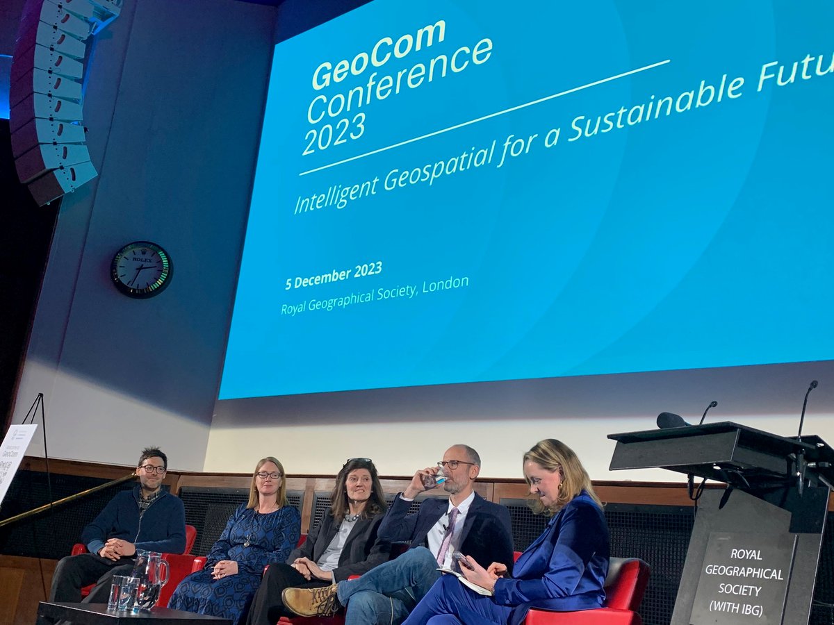 Did anyone attend #GeoComm Conference yesterday?

You may have seen our Director of Analysis, Dr Joe Hillier, on the panel speaking about #ArtificialIntelligence and #cartography.

A really lively session with lots of questions!